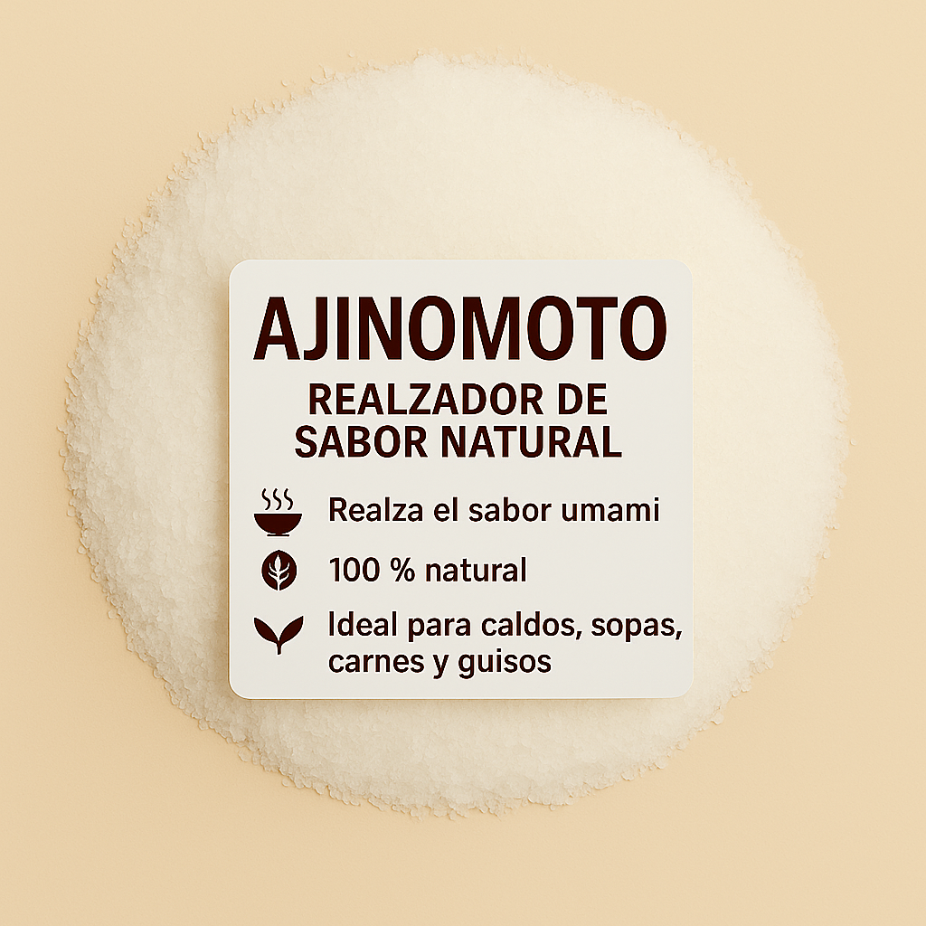 Ají Nomoto (glutamato monosódico)