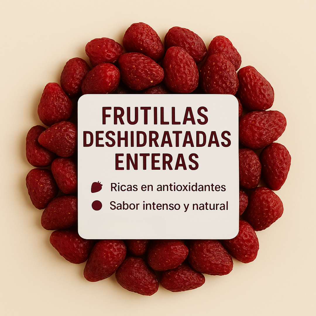 Frutillas deshidratadas Enteras