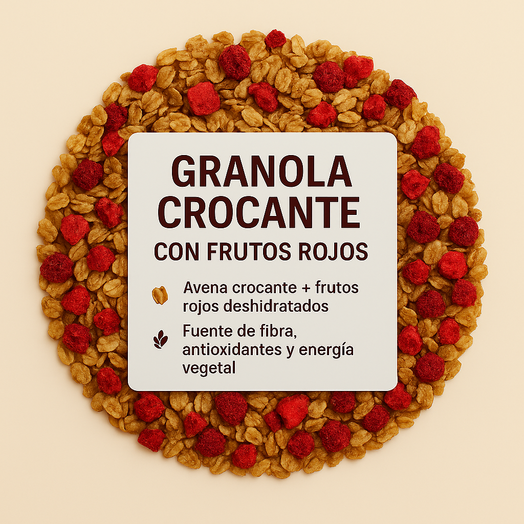 Granola Crocante con Frutos Rojos