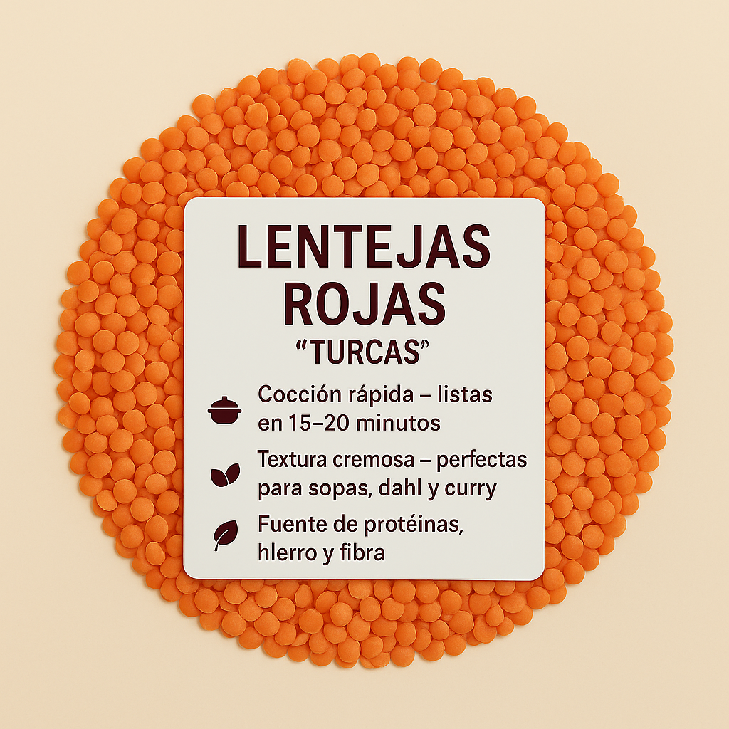 Lentejas Rojas “Turcas”