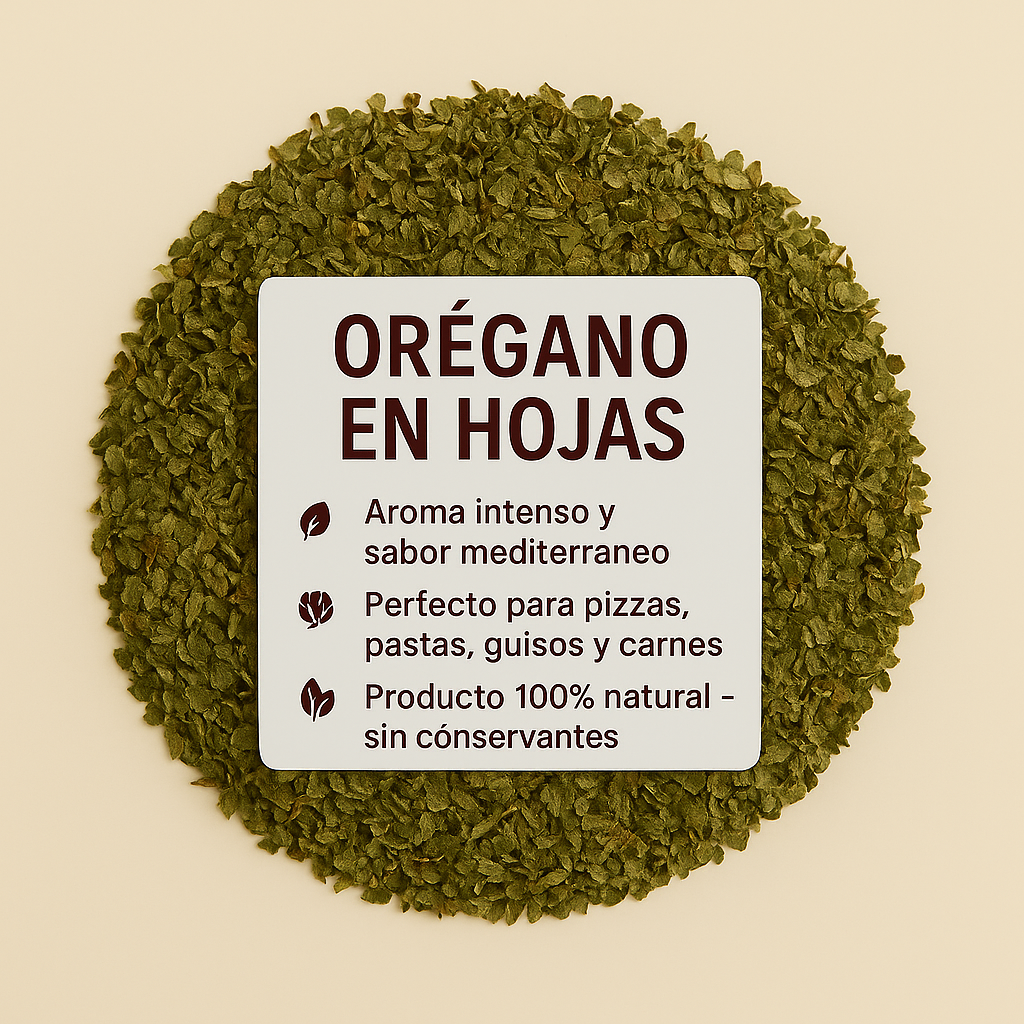 Orégano en hojas