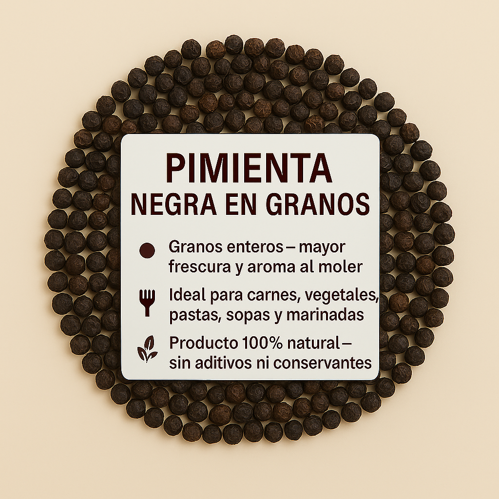 Pimienta Negra en Granos