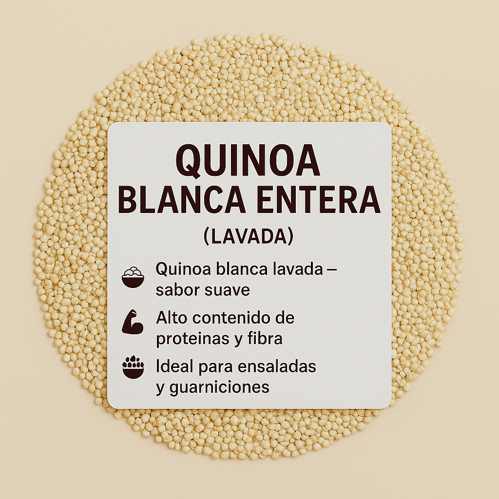 Quinoa Blanca Entera (Lavada)