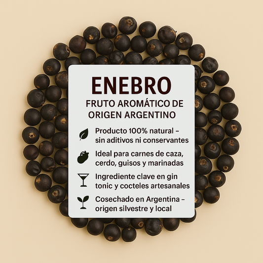 Enebro de origen argentino
