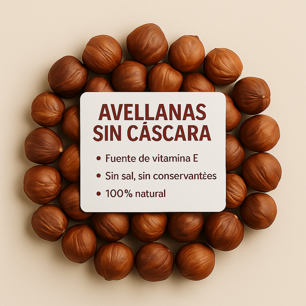 Avellanas Sin Cáscara