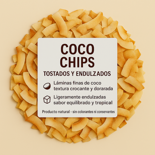 Coco Chips Tostados y Endulzados