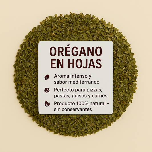 Orégano en hojas