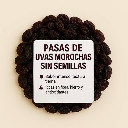Pasas de Uvas Morochas Jumbo sin Semillas