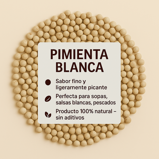 Pimienta Blanca en Granos