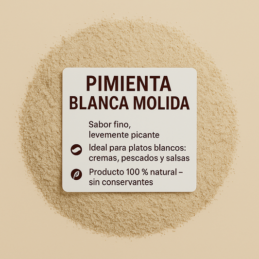 Pimienta Blanca Molida Extra