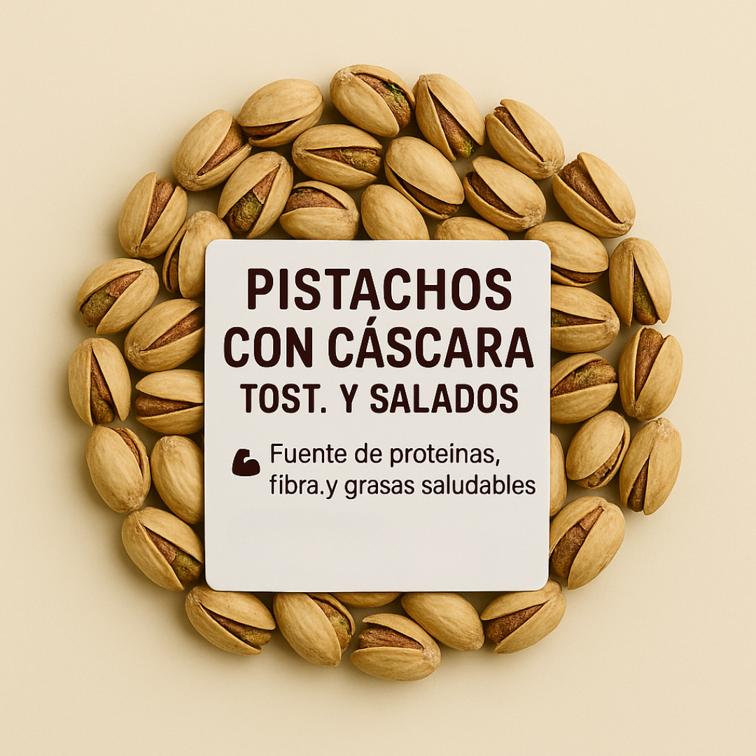 Pistachos con Cáscara – Tostados y Salados