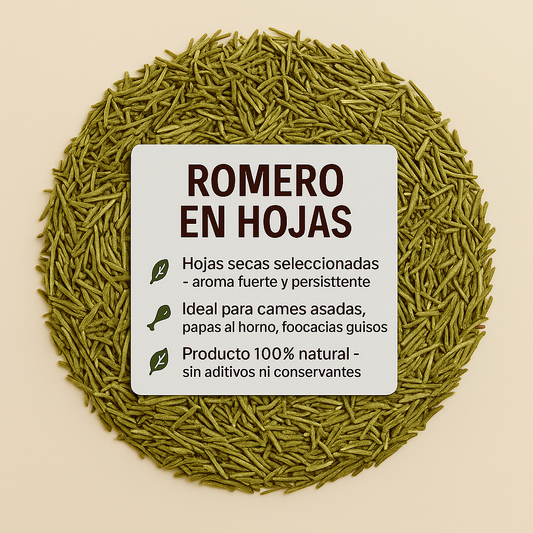 Romero en hojas
